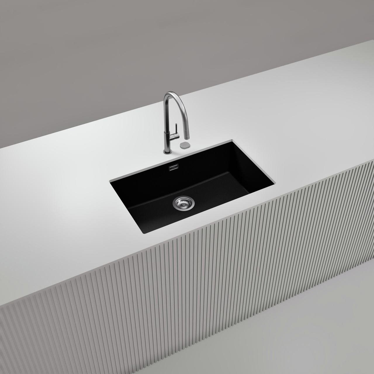 Dřez FORMHAUS D-100LS NERO